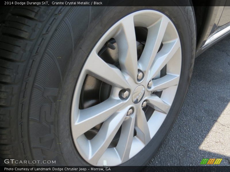 Granite Crystal Metallic / Black 2014 Dodge Durango SXT