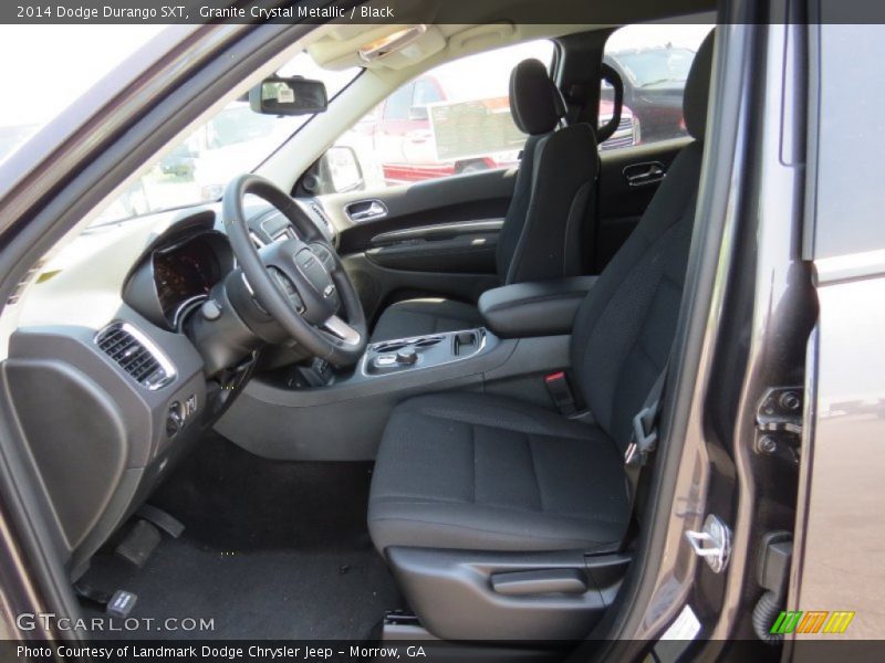 Granite Crystal Metallic / Black 2014 Dodge Durango SXT