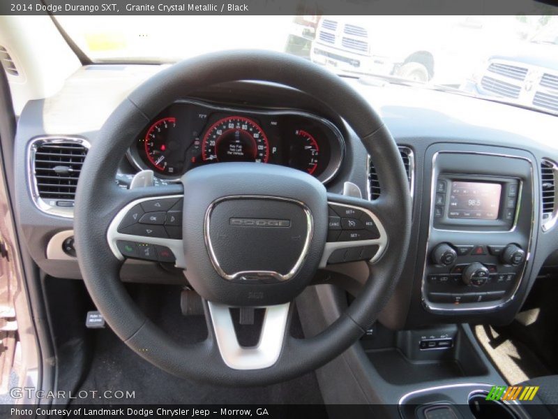 Granite Crystal Metallic / Black 2014 Dodge Durango SXT