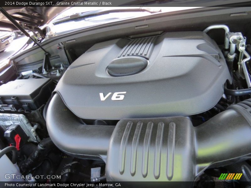 Granite Crystal Metallic / Black 2014 Dodge Durango SXT