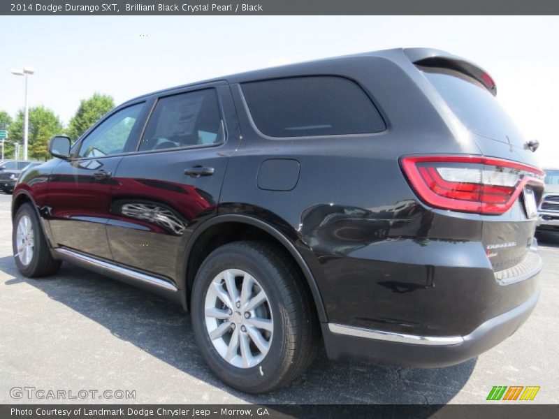 Brilliant Black Crystal Pearl / Black 2014 Dodge Durango SXT