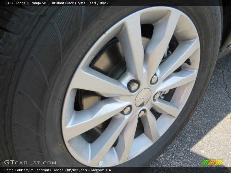 Brilliant Black Crystal Pearl / Black 2014 Dodge Durango SXT