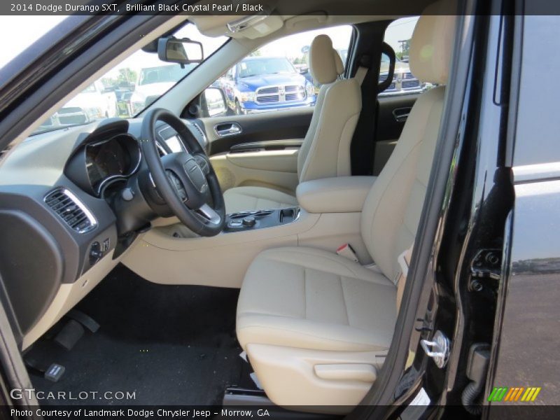 Brilliant Black Crystal Pearl / Black 2014 Dodge Durango SXT