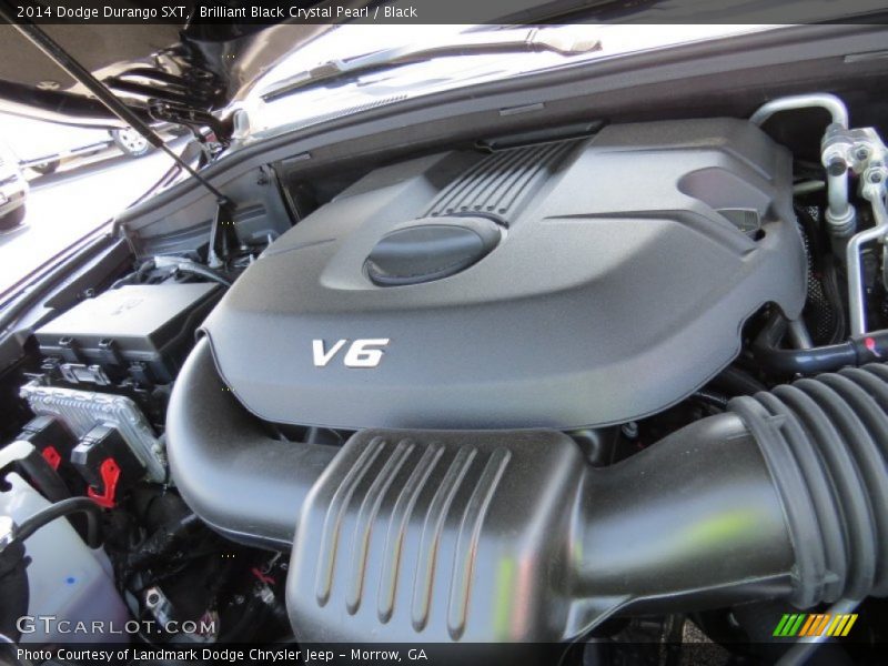 Brilliant Black Crystal Pearl / Black 2014 Dodge Durango SXT