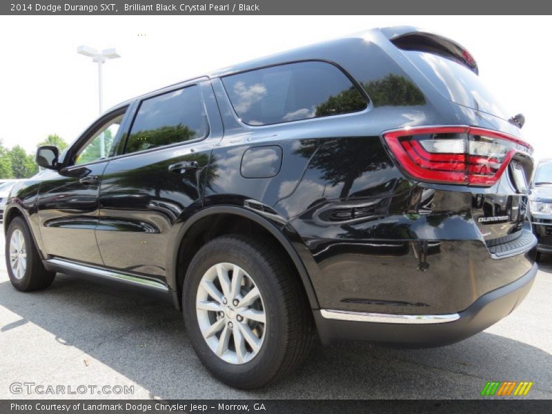 Brilliant Black Crystal Pearl / Black 2014 Dodge Durango SXT