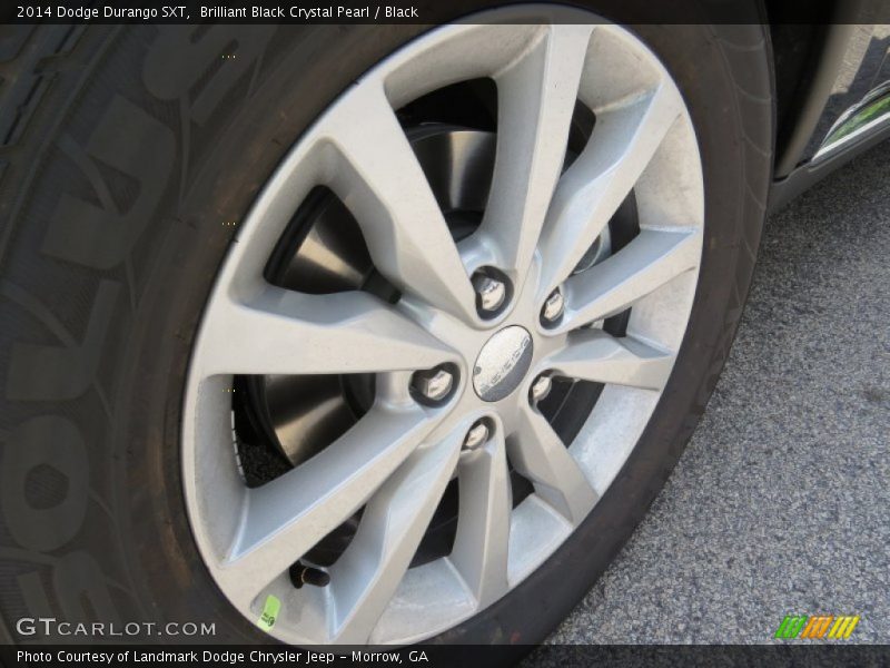 Brilliant Black Crystal Pearl / Black 2014 Dodge Durango SXT