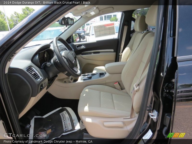 Brilliant Black Crystal Pearl / Black 2014 Dodge Durango SXT