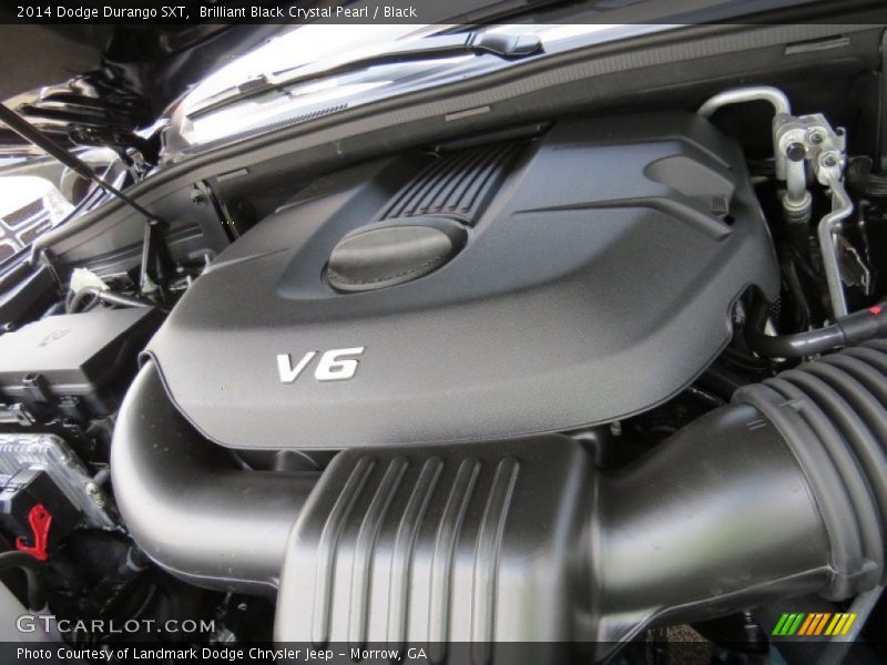 Brilliant Black Crystal Pearl / Black 2014 Dodge Durango SXT