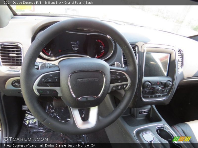 Brilliant Black Crystal Pearl / Black 2014 Dodge Durango R/T