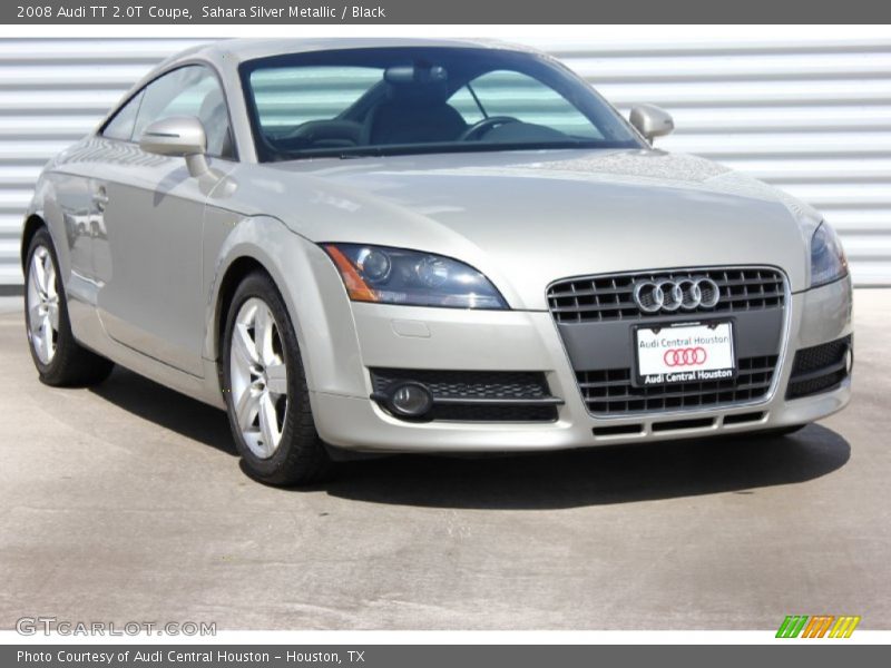 Sahara Silver Metallic / Black 2008 Audi TT 2.0T Coupe