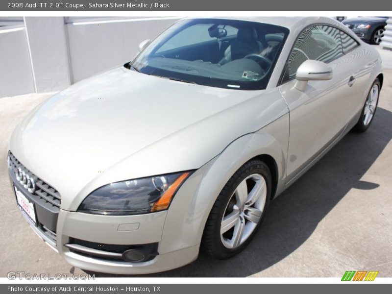 Sahara Silver Metallic / Black 2008 Audi TT 2.0T Coupe