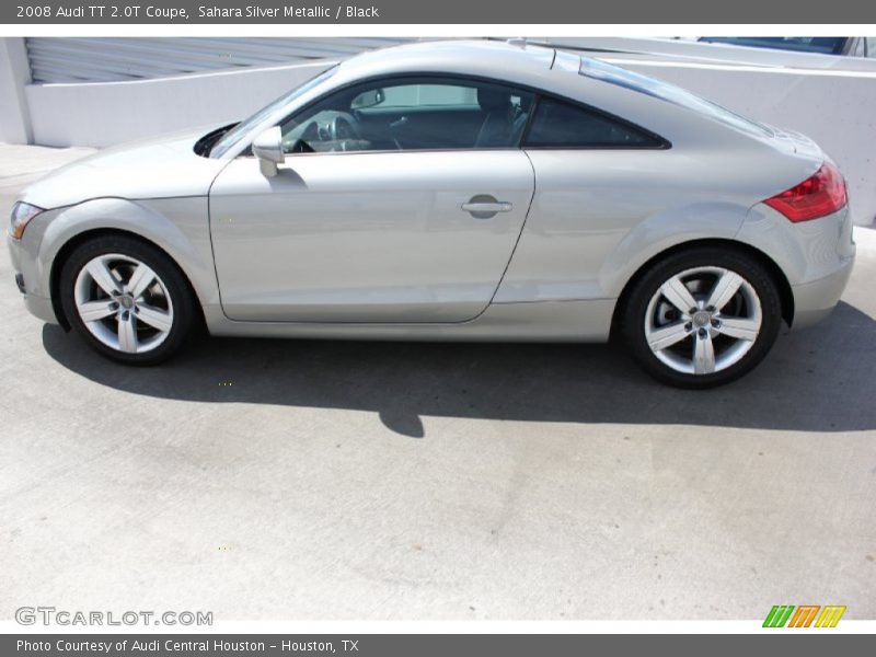 Sahara Silver Metallic / Black 2008 Audi TT 2.0T Coupe
