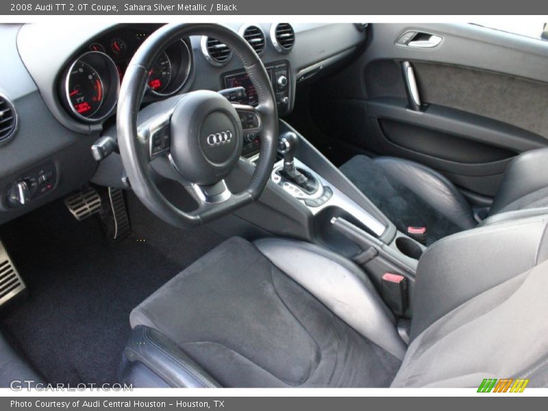 Sahara Silver Metallic / Black 2008 Audi TT 2.0T Coupe