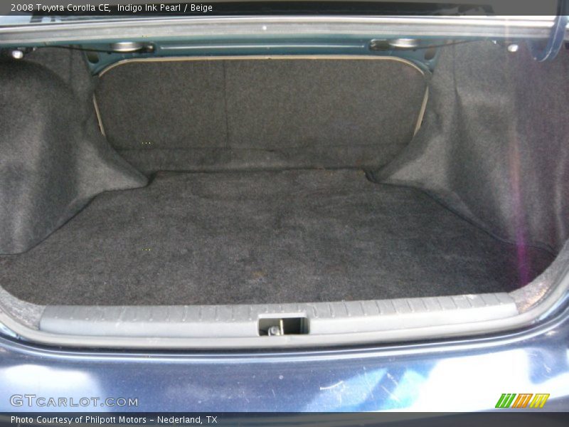 Indigo Ink Pearl / Beige 2008 Toyota Corolla CE