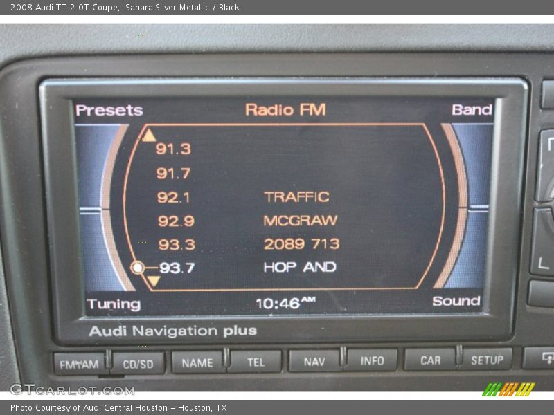 Sahara Silver Metallic / Black 2008 Audi TT 2.0T Coupe