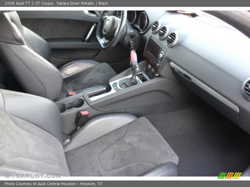 Sahara Silver Metallic / Black 2008 Audi TT 2.0T Coupe