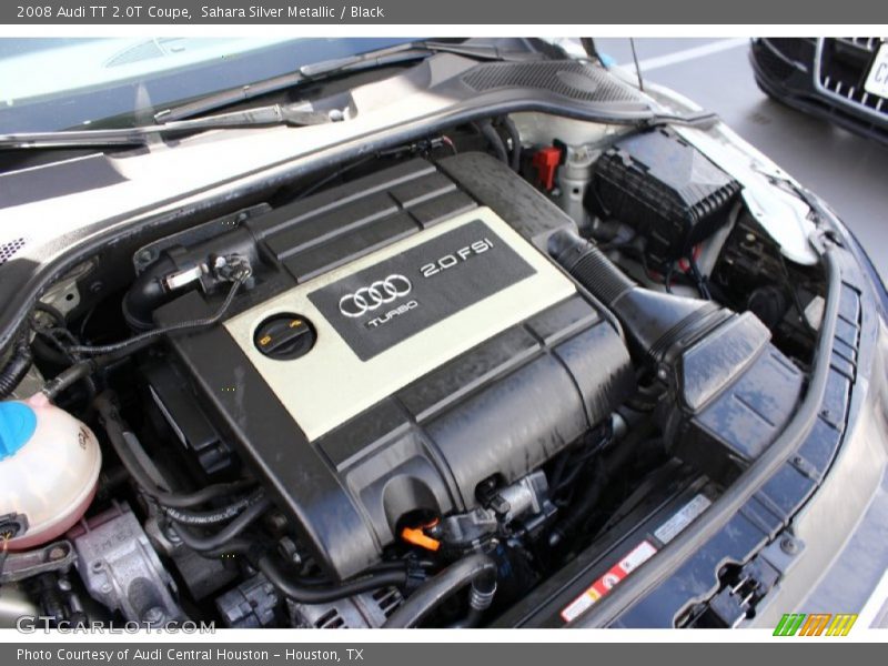 Sahara Silver Metallic / Black 2008 Audi TT 2.0T Coupe