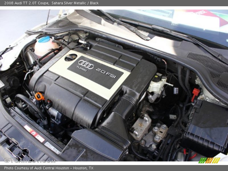 Sahara Silver Metallic / Black 2008 Audi TT 2.0T Coupe