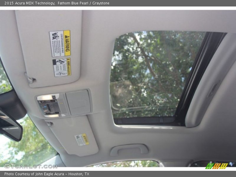 Fathom Blue Pearl / Graystone 2015 Acura MDX Technology