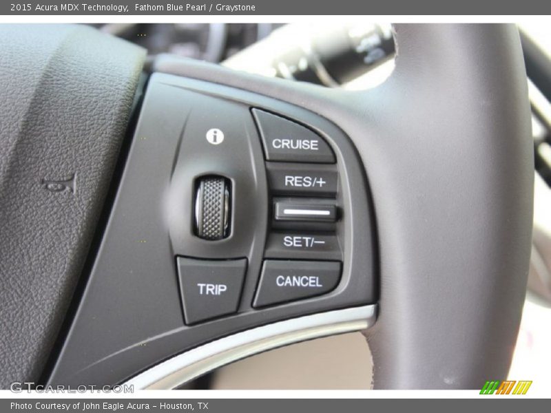 Fathom Blue Pearl / Graystone 2015 Acura MDX Technology