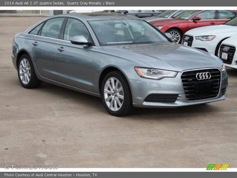 Quartz Gray Metallic / Black 2014 Audi A6 2.0T quattro Sedan