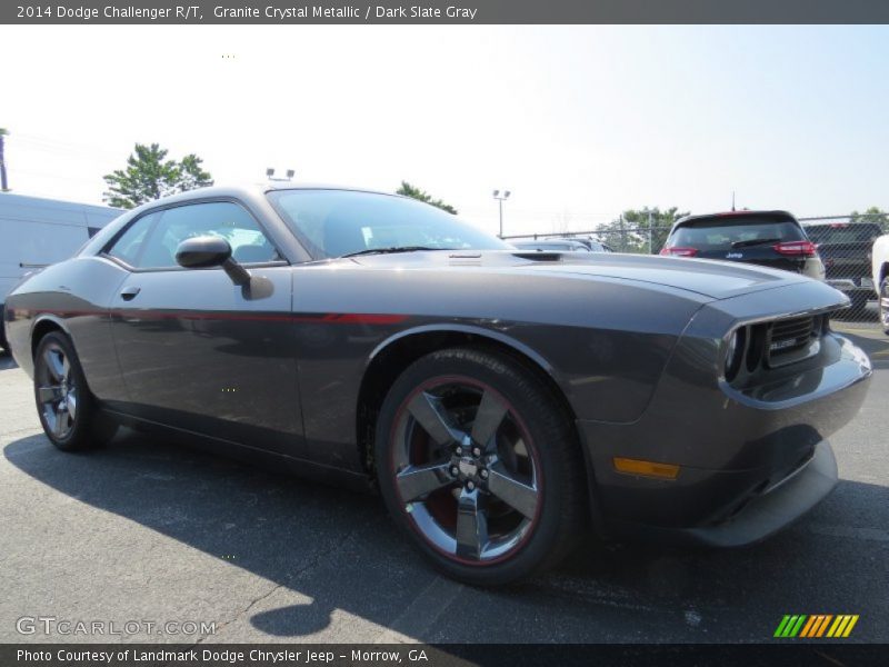 Granite Crystal Metallic / Dark Slate Gray 2014 Dodge Challenger R/T