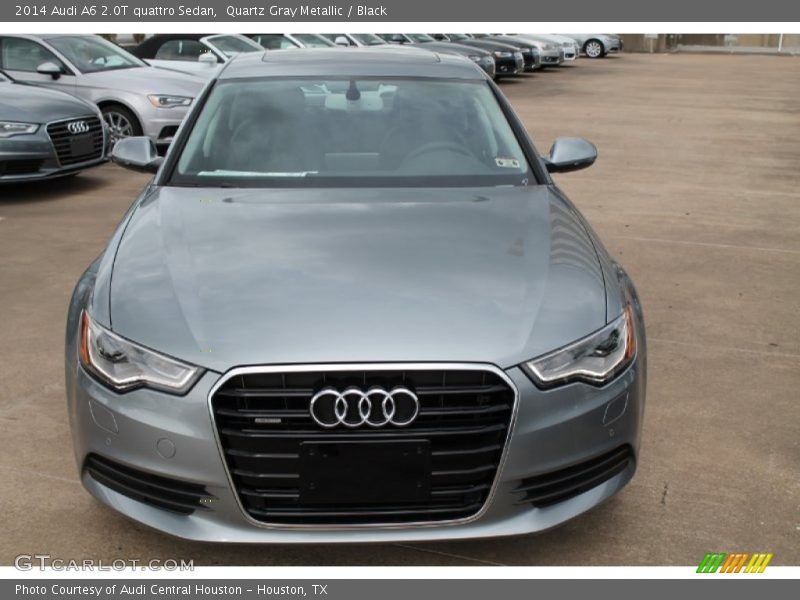Quartz Gray Metallic / Black 2014 Audi A6 2.0T quattro Sedan