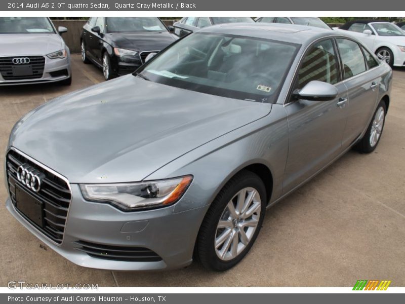 Quartz Gray Metallic / Black 2014 Audi A6 2.0T quattro Sedan