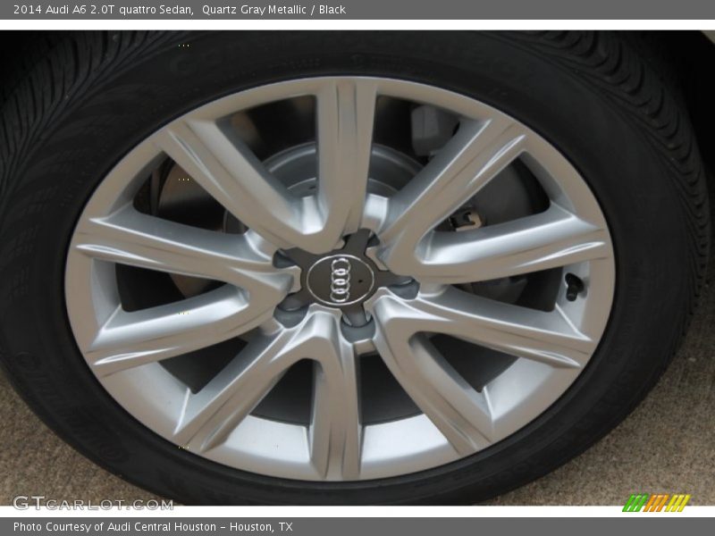 Quartz Gray Metallic / Black 2014 Audi A6 2.0T quattro Sedan