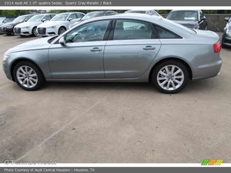 Quartz Gray Metallic / Black 2014 Audi A6 2.0T quattro Sedan