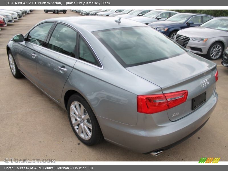 Quartz Gray Metallic / Black 2014 Audi A6 2.0T quattro Sedan