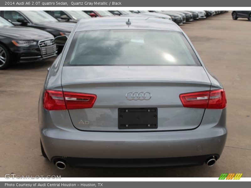 Quartz Gray Metallic / Black 2014 Audi A6 2.0T quattro Sedan