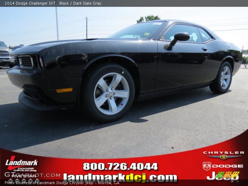 Black / Dark Slate Gray 2014 Dodge Challenger SXT