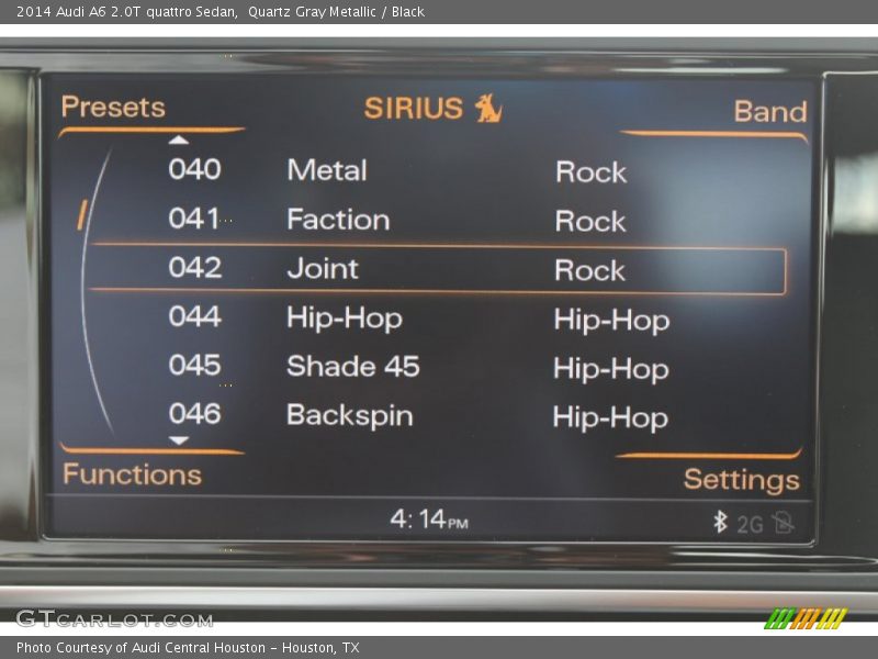 Quartz Gray Metallic / Black 2014 Audi A6 2.0T quattro Sedan