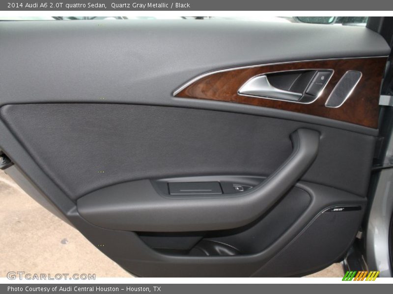 Quartz Gray Metallic / Black 2014 Audi A6 2.0T quattro Sedan