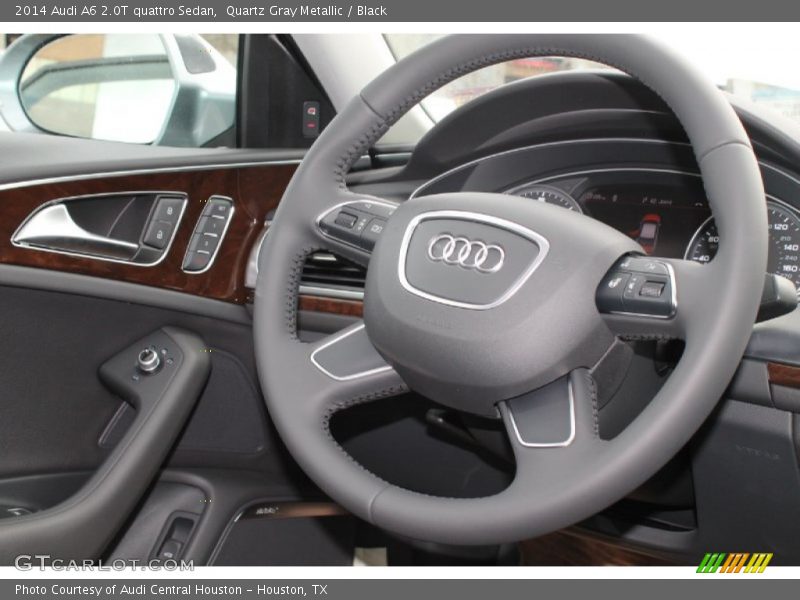 Quartz Gray Metallic / Black 2014 Audi A6 2.0T quattro Sedan
