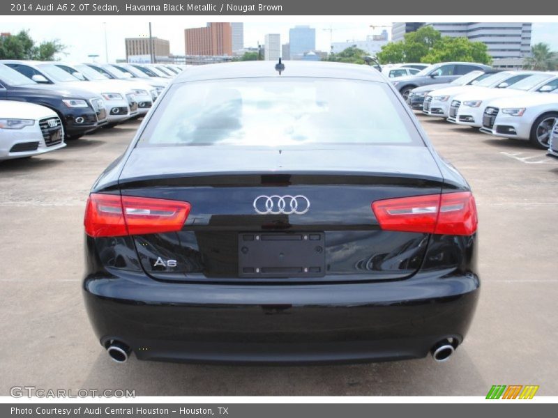 Havanna Black Metallic / Nougat Brown 2014 Audi A6 2.0T Sedan