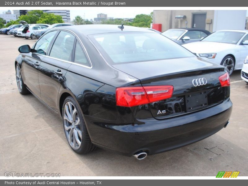 Havanna Black Metallic / Nougat Brown 2014 Audi A6 2.0T Sedan