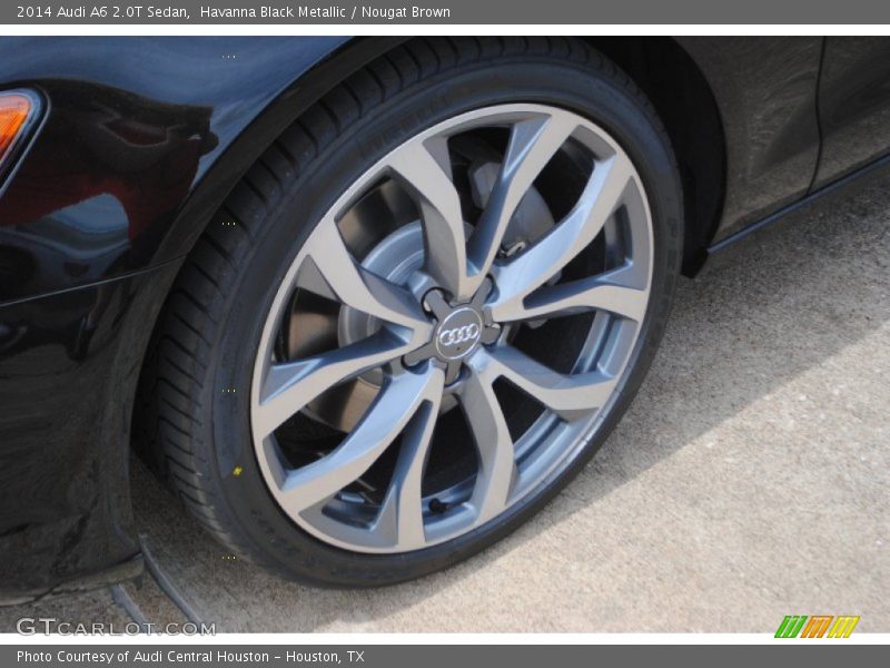 Havanna Black Metallic / Nougat Brown 2014 Audi A6 2.0T Sedan