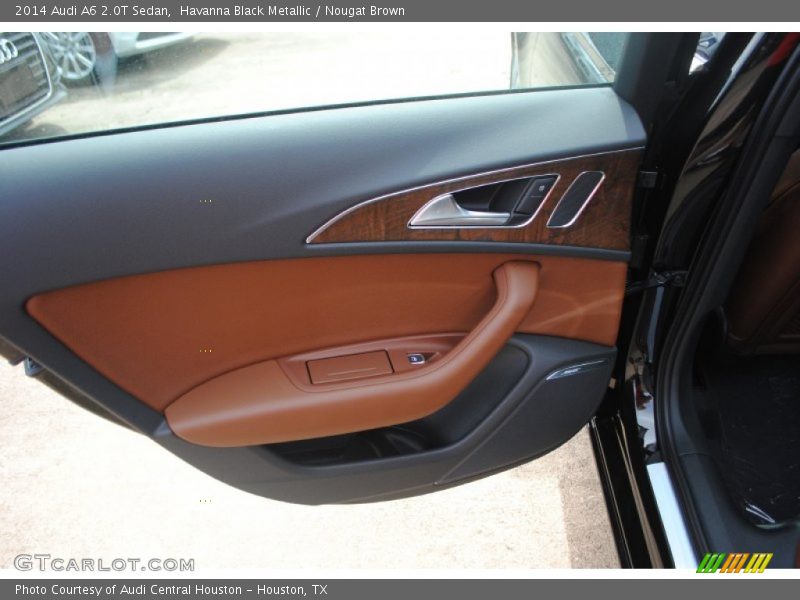 Havanna Black Metallic / Nougat Brown 2014 Audi A6 2.0T Sedan