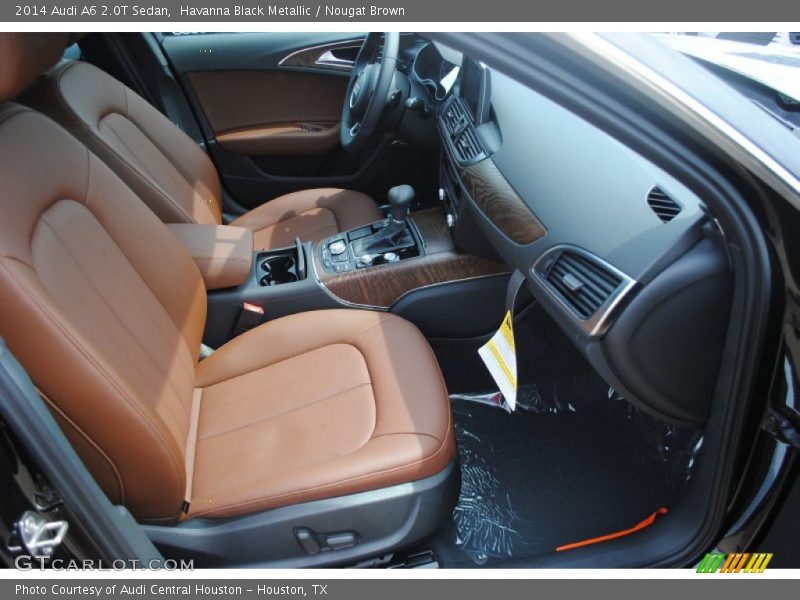 Havanna Black Metallic / Nougat Brown 2014 Audi A6 2.0T Sedan