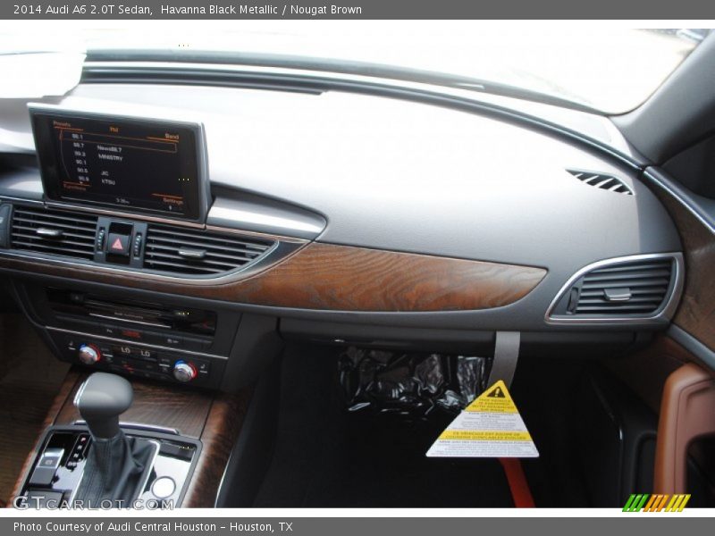 Havanna Black Metallic / Nougat Brown 2014 Audi A6 2.0T Sedan
