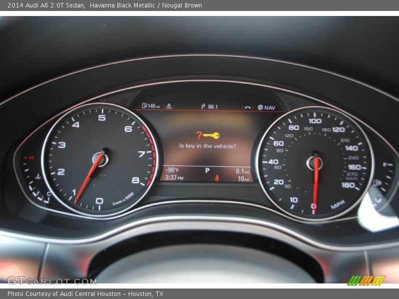 Havanna Black Metallic / Nougat Brown 2014 Audi A6 2.0T Sedan