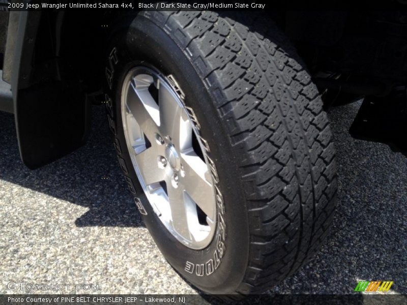 Black / Dark Slate Gray/Medium Slate Gray 2009 Jeep Wrangler Unlimited Sahara 4x4