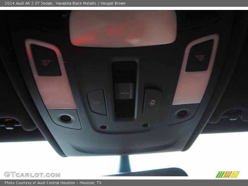 Havanna Black Metallic / Nougat Brown 2014 Audi A6 2.0T Sedan