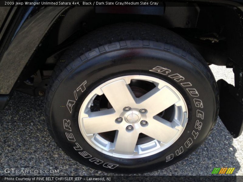 Black / Dark Slate Gray/Medium Slate Gray 2009 Jeep Wrangler Unlimited Sahara 4x4