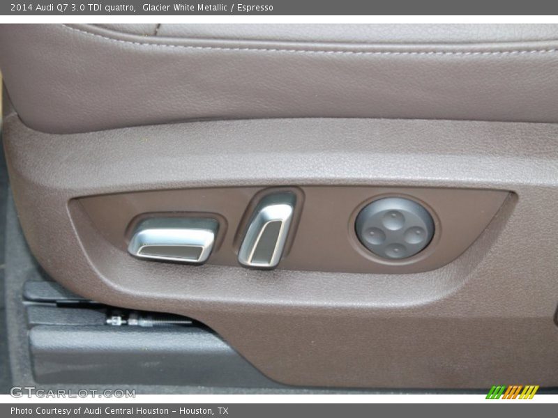 Glacier White Metallic / Espresso 2014 Audi Q7 3.0 TDI quattro