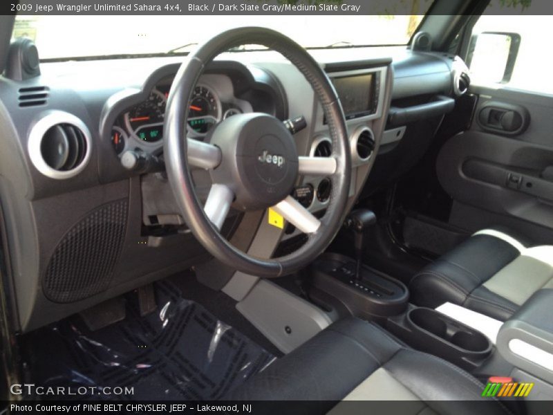 Black / Dark Slate Gray/Medium Slate Gray 2009 Jeep Wrangler Unlimited Sahara 4x4