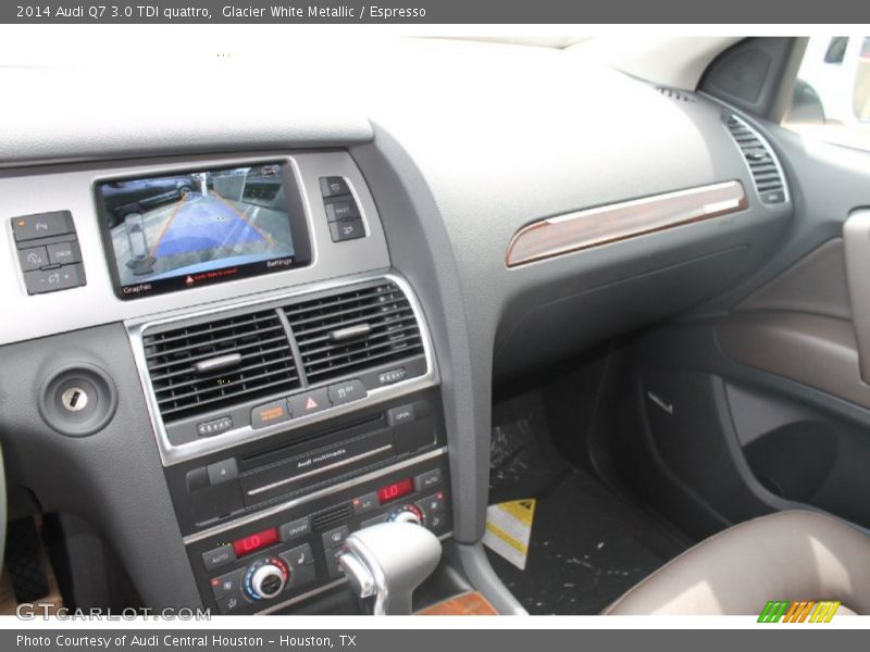 Glacier White Metallic / Espresso 2014 Audi Q7 3.0 TDI quattro
