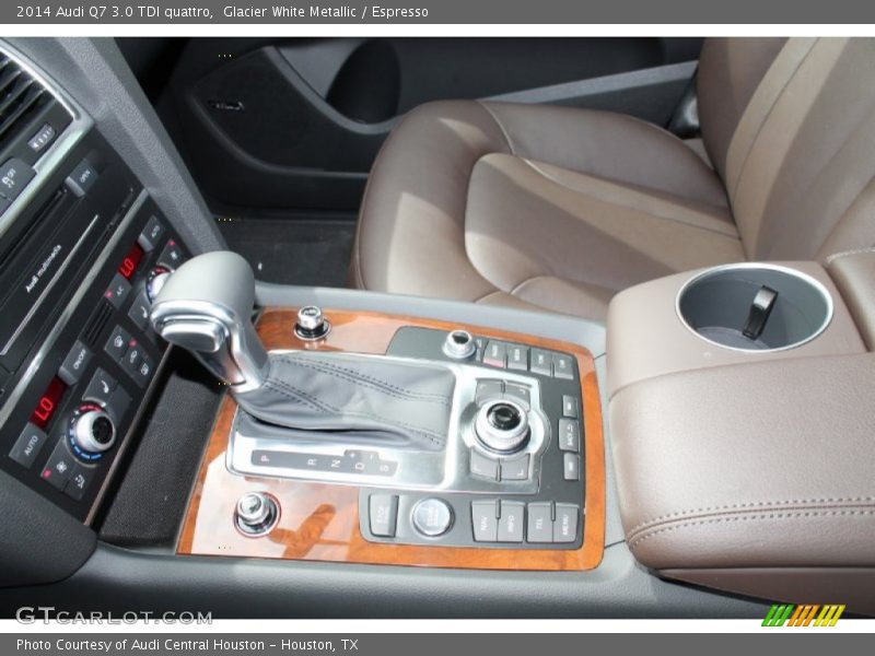 Glacier White Metallic / Espresso 2014 Audi Q7 3.0 TDI quattro